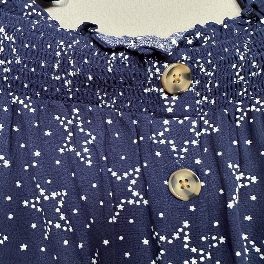 NWT! TORRID navy star print off shoulder top, 2X. - Picture 10 of 10